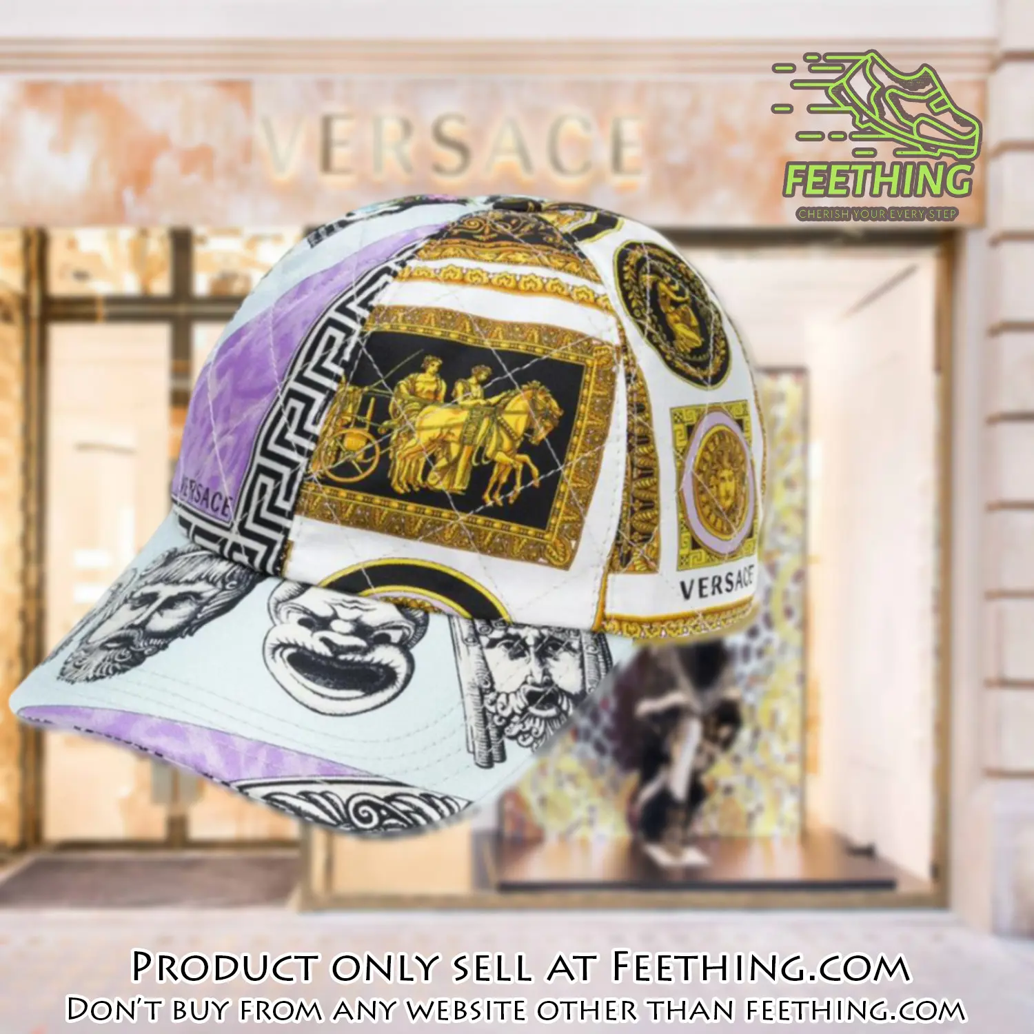 Versace luxury cap print 3d trending cap ctc1086 ft3700134